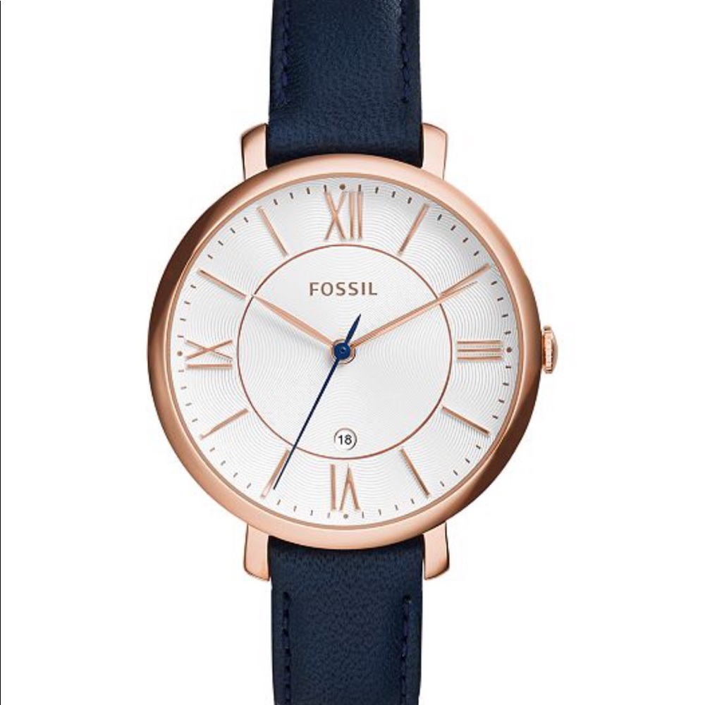 Fossil Jacqueline Leather Watch ES3843. Worn once